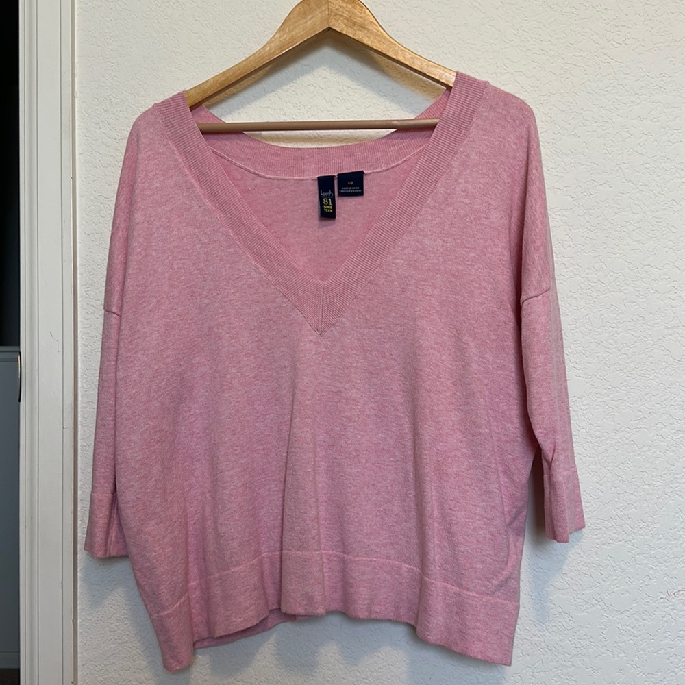 Pink sweater